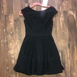 Black Crotcheted Dress